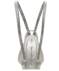 LESAC TRIO Rucsac din piele metalizata argint - Genți femei - 2