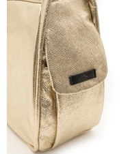 LESAC TRIO Rucsac din piele metalizata aur - Genți femei - 7