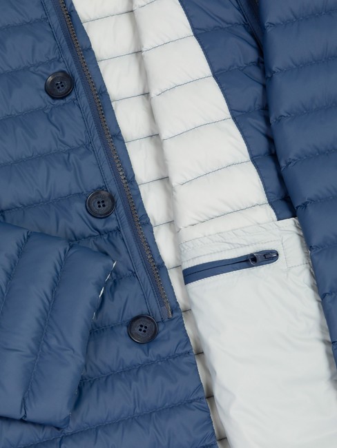 REPUNK Jachetă ușoară din puf albastru închis-gheață - Jachete pentru bărbați