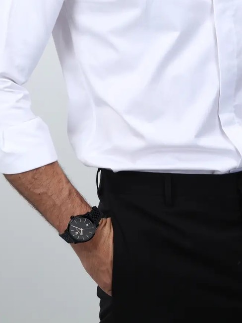 EPOCA Ceas cu afișaj de dată negru - Ceasuri