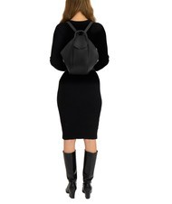 LESAC TRIO Rucsac din piele Nappa negru19 - Genți femei - 5