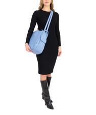 LESAC TRIO Rucsac din piele Nappa albastru cerul - Genți femei - 6