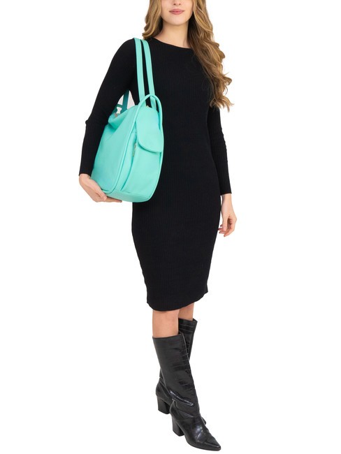 TRIO Rucsac din piele Nappa verde salvie deschis - Genți femei