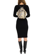 LESAC TRIO Geanta rucsac din piele St python piton gri - Genți femei - 5