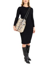 LESAC TRIO Geanta rucsac din piele St python piton gri - Genți femei - 6