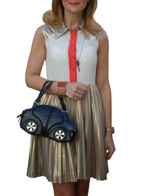 Carina Geantă de mână, cu curea de umăr negru - Genți femei