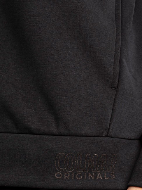 GIRLY Hanorac cu fermoar complet negru - Hanorace pentru femei