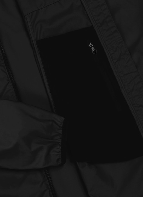 FIBERS Sacou negru - Geci de bărbați