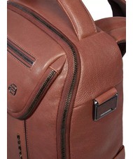 PIQUADRO CRONUS  Rucsac pentru PC de 13", din piele BROWN - Rucsacuri pentru laptop - 3