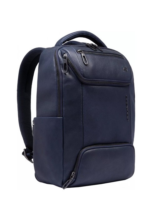 CRONUS  Rucsac pentru PC de 13", din piele albastru - Rucsacuri pentru laptop