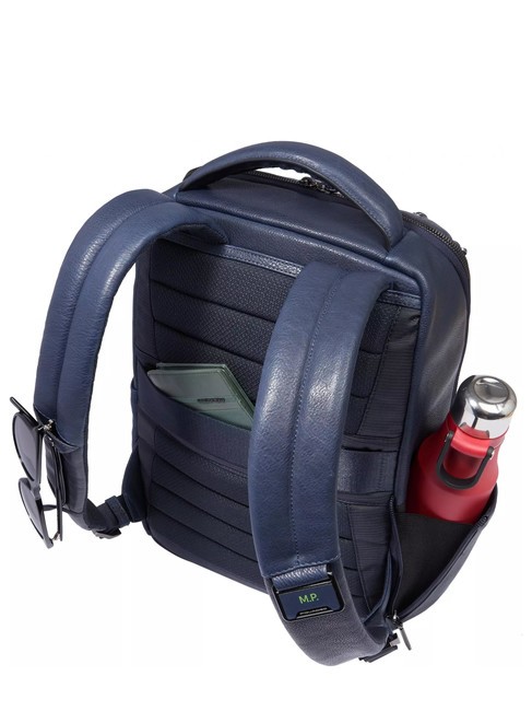 CRONUS  Rucsac pentru PC de 13", din piele albastru - Rucsacuri pentru laptop