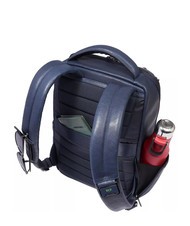 PIQUADRO CRONUS  Rucsac pentru PC de 13", din piele albastru - Rucsacuri pentru laptop - 3