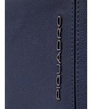 PIQUADRO CRONUS  Rucsac pentru PC de 13", din piele albastru - Rucsacuri pentru laptop - 4
