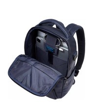 PIQUADRO CRONUS  Rucsac pentru PC de 13", din piele albastru - Rucsacuri pentru laptop - 5