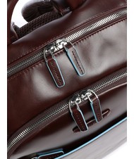 PIQUADRO Rucsac Linia BLUE SQUARE, din piele MAHOGANY - Rucsacuri pentru laptop - 3