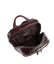 PIQUADRO Rucsac Linia BLUE SQUARE, din piele MAHOGANY - Rucsacuri pentru laptop - 4