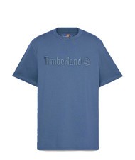 TIMBERLAND EMBROIDERY TONAL Tricou din bumbac denim &icirc;nchis la culoare - tricou - 4