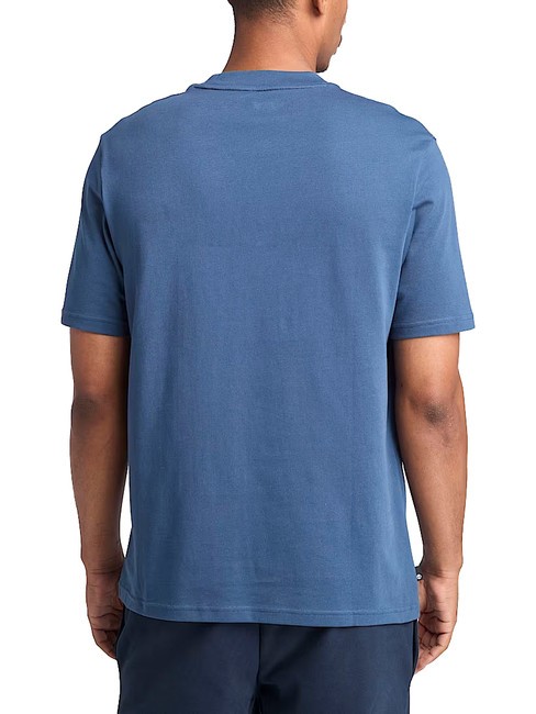 EMBROIDERY TONAL Tricou din bumbac denim &icirc;nchis la culoare - tricou