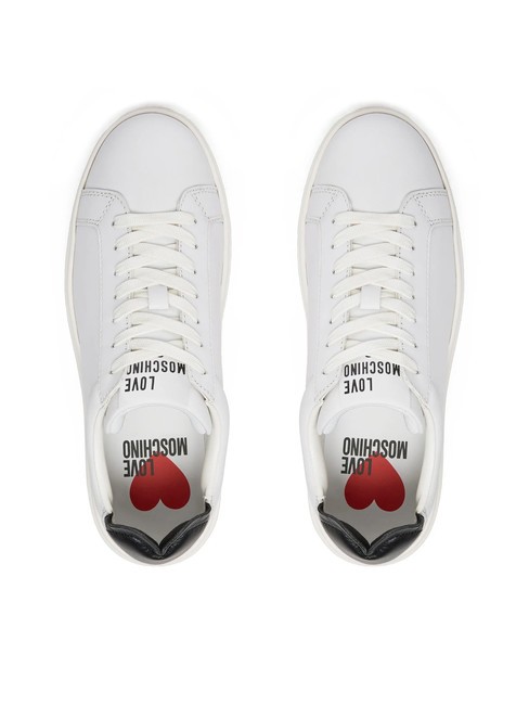 BOLD 40 Tenisi din piele alb negru - Pantofi femei