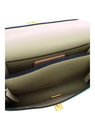 COCCINELLE ARLETTIS  Geanta mini de umar, din piele acuarelă albastră - Genți femei - 4