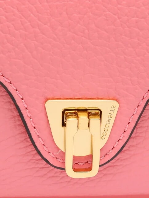 BEAT SOFT Mini geanta din piele texturata hiperroz - Genți femei