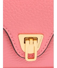 COCCINELLE BEAT SOFT Mini geanta din piele texturata hiperroz - Genți femei - 3