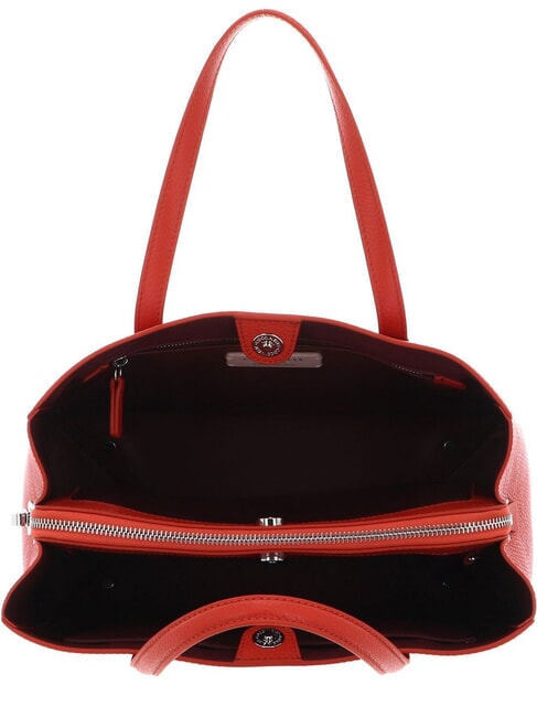 SWAP Cumpărător din piele mandarină - Genți femei