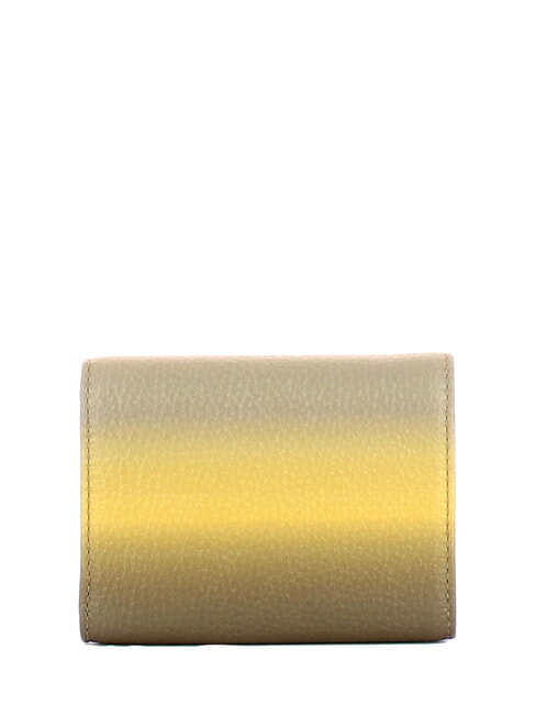 METALLIC DEGRADE PRINT  Portofel din piele multi.cafea - Portofele femei