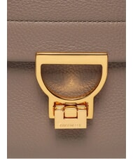 COCCINELLE ARLETTIS Geanta de mana din piele ciocanita taupe cald - Genți femei - 4