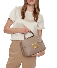 COCCINELLE ARLETTIS Geanta de mana din piele ciocanita taupe cald - Genți femei - 5