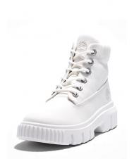 TIMBERLAND GREYFIELD Botine de pânză blanc de blanc - Pantofi femei - 5