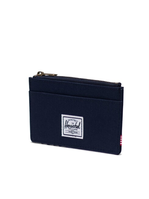 OSCAR Suport plat pentru carduri cu portmonee PEACOAT / TAN - Portofele bărbați