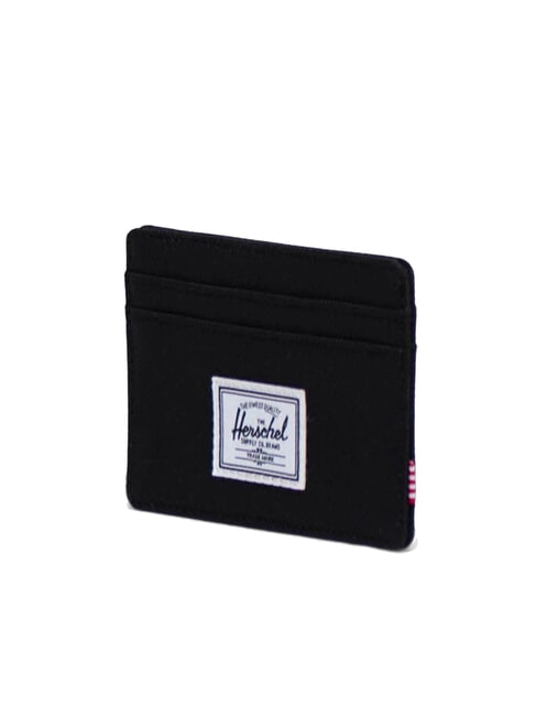 CHARLIE RFID Suport plat pentru card BLACK - Portofele bărbați