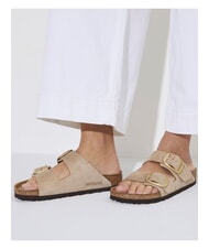 BIRKENSTOCK ARIZONA BIG BUCKLE Papuc de sandale cu catarame castel de nisip - Pantofi femei - 7