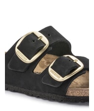 BIRKENSTOCK ARIZONA BIG BUCKLE Sandale papuci din piele nubuck negru - Pantofi femei - 5