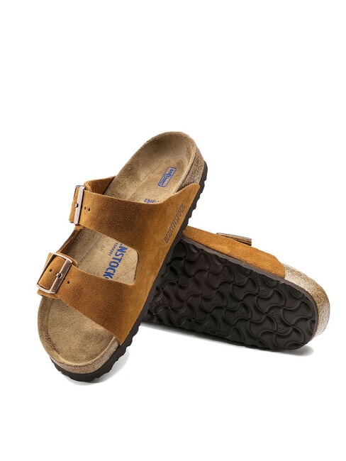 ARIZONA Sandale papuci din piele intoarsa nurcă - Pantofi unisex