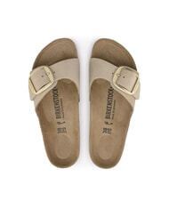 BIRKENSTOCK MADRID BIG BUCKLE Papuc din piele nubuck castel de nisip - Pantofi femei - 4