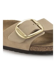 BIRKENSTOCK MADRID BIG BUCKLE Papuc din piele nubuck castel de nisip - Pantofi femei - 5