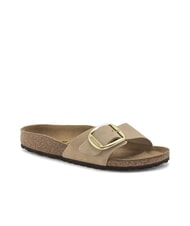 BIRKENSTOCK MADRID BIG BUCKLE Papuc din piele nubuck castel de nisip - Pantofi femei - 3