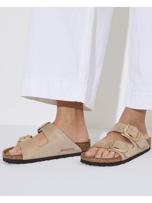 ARIZONA BIG BUCKLE Papuc de sandale cu catarame castel de nisip - Pantofi femei