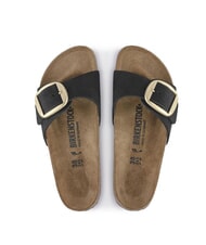 BIRKENSTOCK MADRID BIG BUCKLE Papuc din piele nubuck negru - Pantofi femei - 4