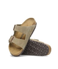 BIRKENSTOCK ARIZONA Papuc de sandale cu catarame taupe - Pantofi unisex - 6
