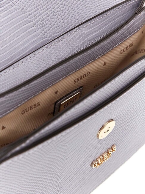 ORLINA Geantă mică de mână cu curea de umăr gri lavanda - Genți femei