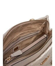 GUESS ANNING Geantă matlasată cu mânere cu lanț STONE - Genți femei - 4