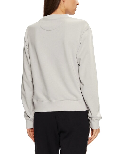 LOVE TRIANGLE Hanorac gri mătase - Hanorace pentru femei