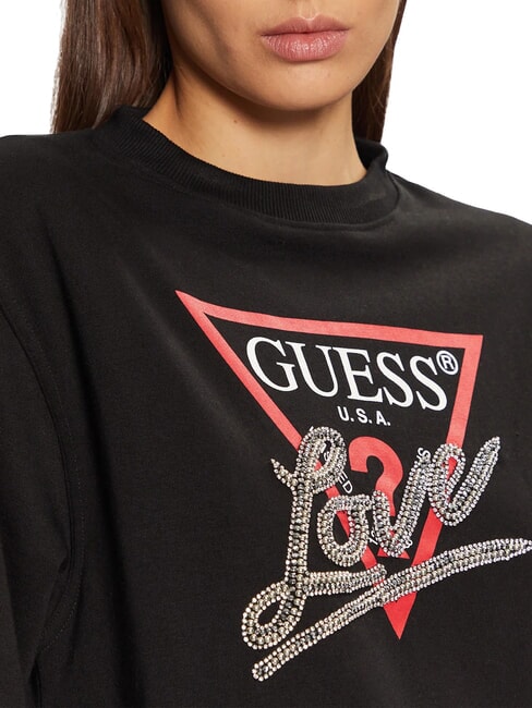 LOVE TRIANGLE Hanorac jetbla - Hanorace pentru femei