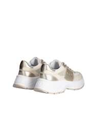 LIUJO EVA 02 Adidași din piele și lurex fildeș/aur deschis - Pantofi femei - 4