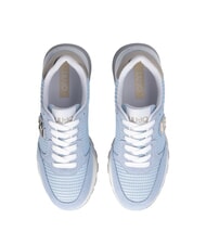 LIUJO AMAZING 25 Tenisi din piele intoarsa si plasa port/aur deschis - Pantofi femei - 3