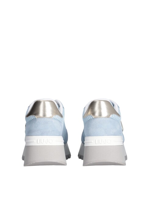 AMAZING 25 Tenisi din piele intoarsa si plasa port/aur deschis - Pantofi femei