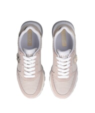 LIUJO AMAZING 25 Tenisi din piele intoarsa si plasa nisip/aur deschis - Pantofi femei - 3